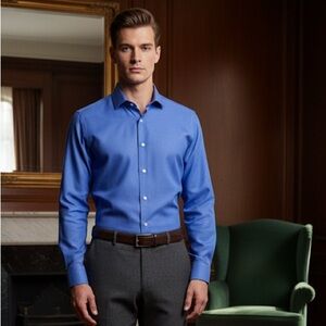 Kenneth Cole Blue Dress Shirt